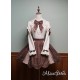 Alice Girl Bear Chocolate Blouse(2nd Pre-Order/Full Payment Without Shipping)